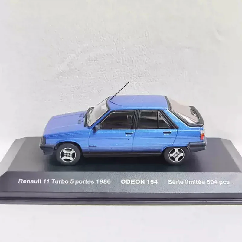 Diecast 1:43 R 11 TURBO 5 1986 Alloy Car Model Toy Collectible Ornament