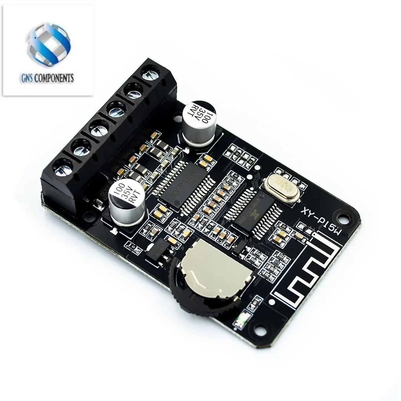 10W/15W/20W/30W/40W Stereo for Bluetooth 5.0 Power Amplifier Board Module 12V/24V High Power Digital Amplifier XY-P15W XY-P40W