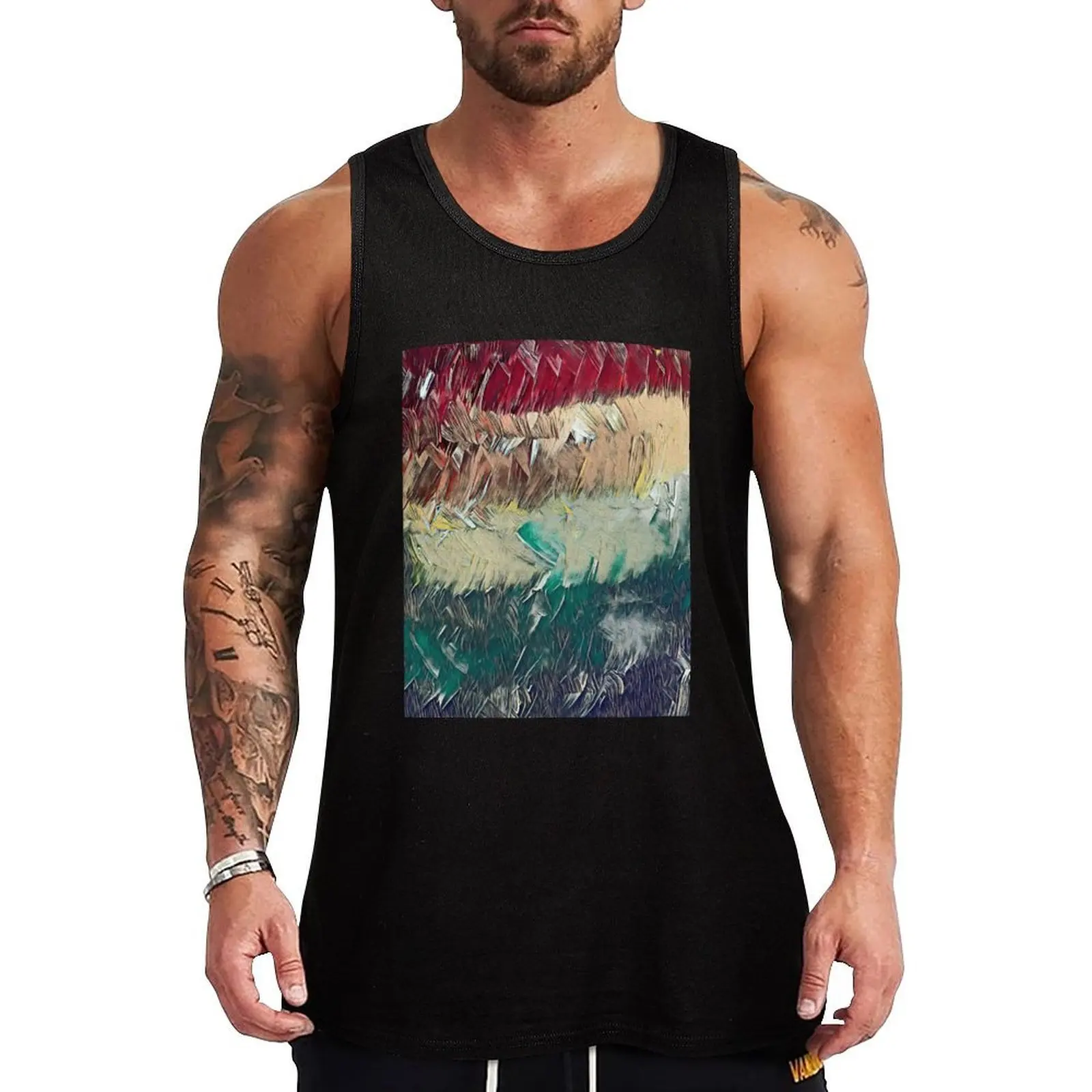 pride digital edit Tank Top Bodybuilding Fitness Tank Top Sleeveless Gym Shirt