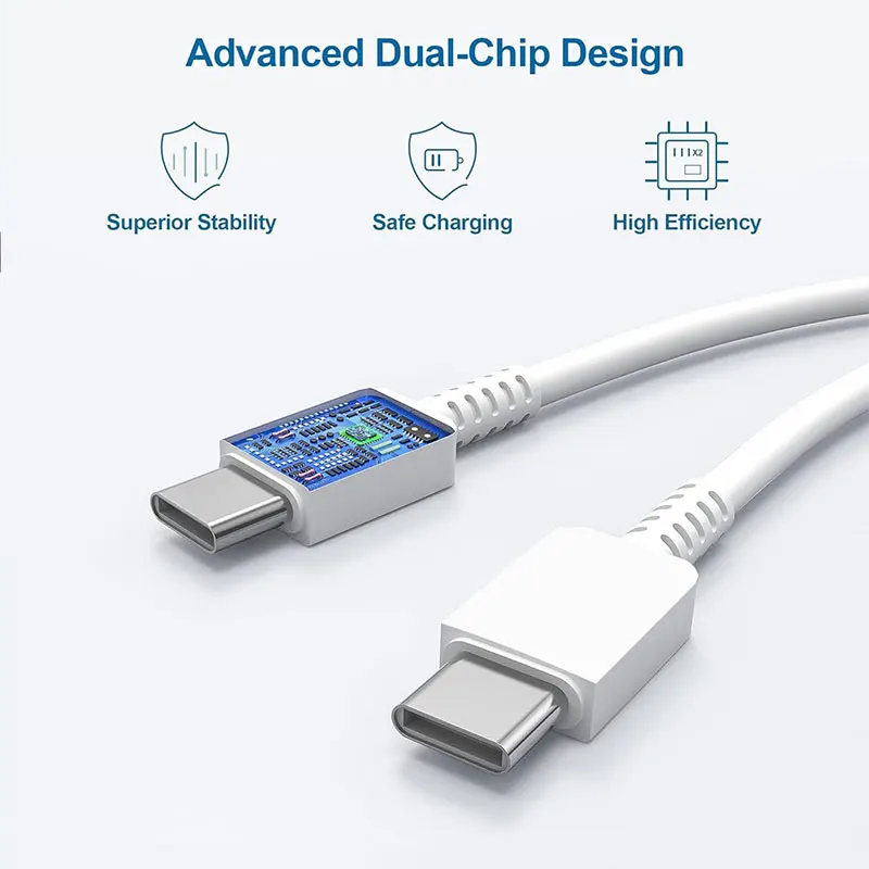 USB Type C To Type C Cable 3A USB3.2 Fast Charge 25w For Galaxy S24 S23 S22 S21 S20 Note 20 Ultra 10 A15 A25 A35 A55 Usb Cable