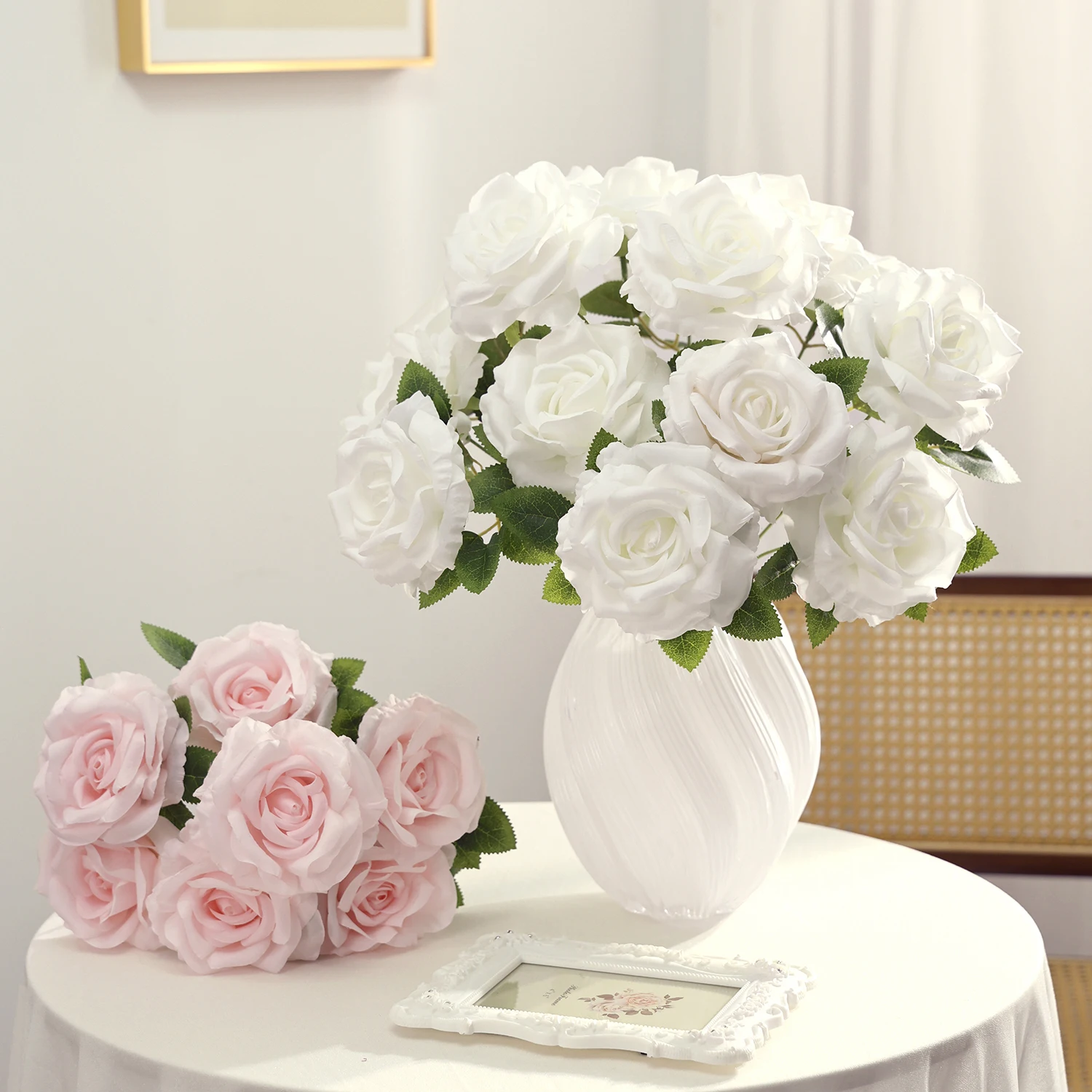 Baby Nursery Decor Ideas - 인공 실크 장미 꽃 웨딩 신부