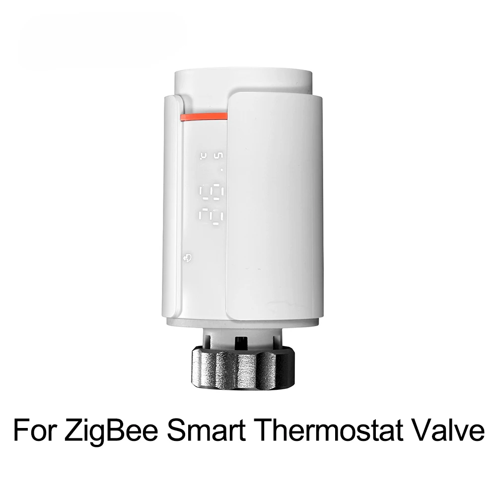

Управляемый дистанционно термостатический радиаторный клапан ZigBee с функцией блокировки от детей, совместимый с приложениями Tuya Smart Home