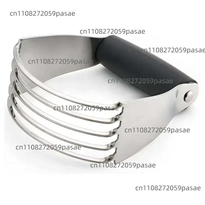 Heavy duty stainless steel cake mixer baking tool with rubber handle for better grip of cake tools