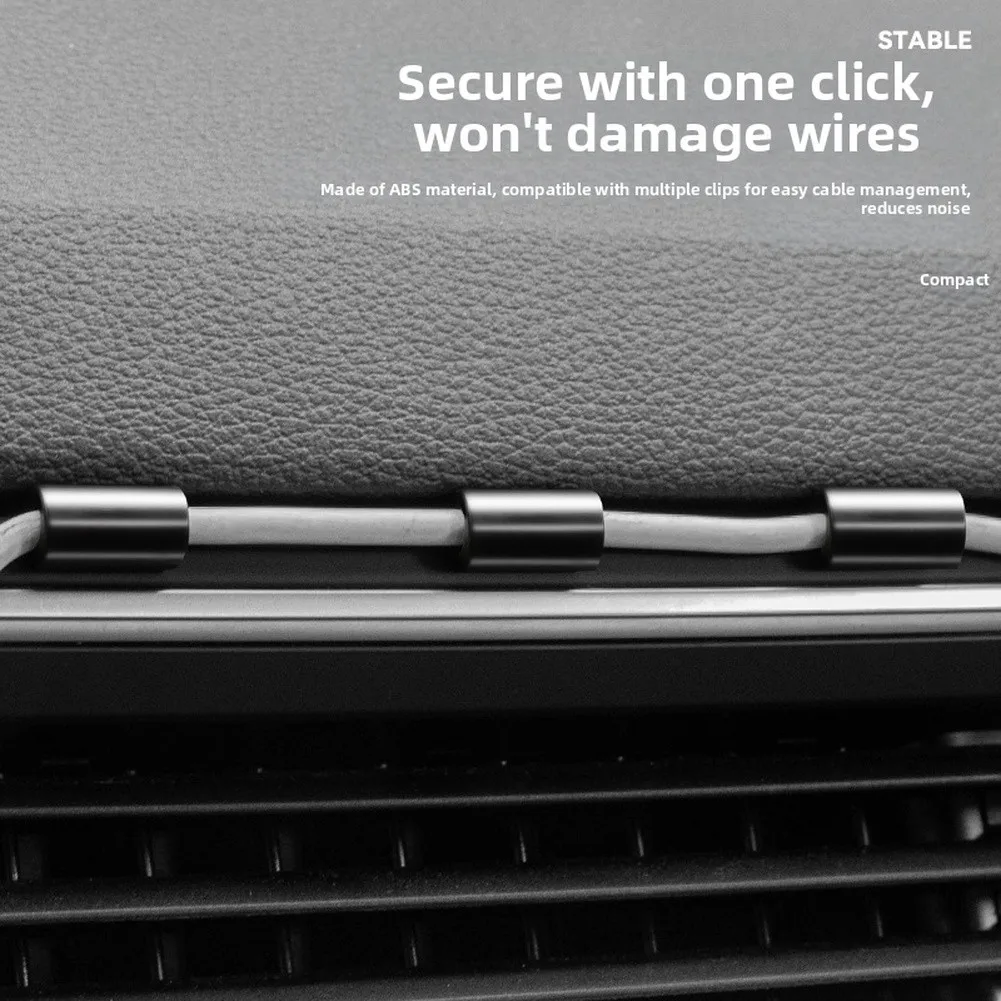 Discreet Design Cable Management Clips Cable Management Car Trim Cable Clips Sleek Appearance Secure Grip Technology