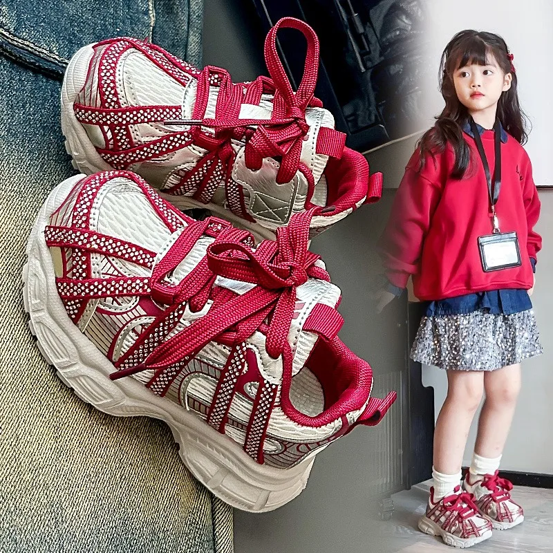 منصة أحذية رياضية غير رسمية 2025 جديد الخريف الاطفال احذية الجري لينة وحيد طوال اليوم الراحة الاطفال مدرسة في الهواء الطلق أحذية رياضية #3