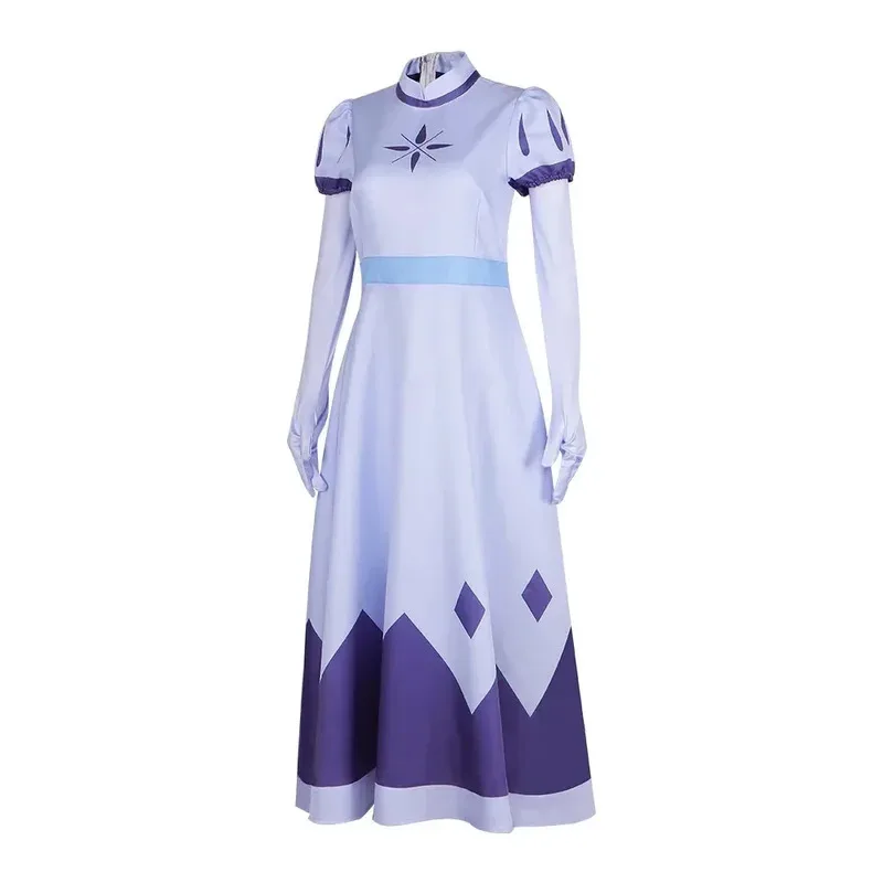 

25COSAnime Hell Inn Emili Cosplay Costume Cartoon Dress Gloves Full Set Les Anges Role Play Uniform Suit Halloween Carnival Part