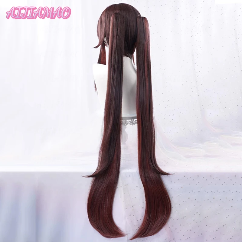 Impact Hutao Cosplay Wig Anime Game Hu Tao Chinese Style Costume Props Halloween Hat Accessories Mascot Christmas Gift