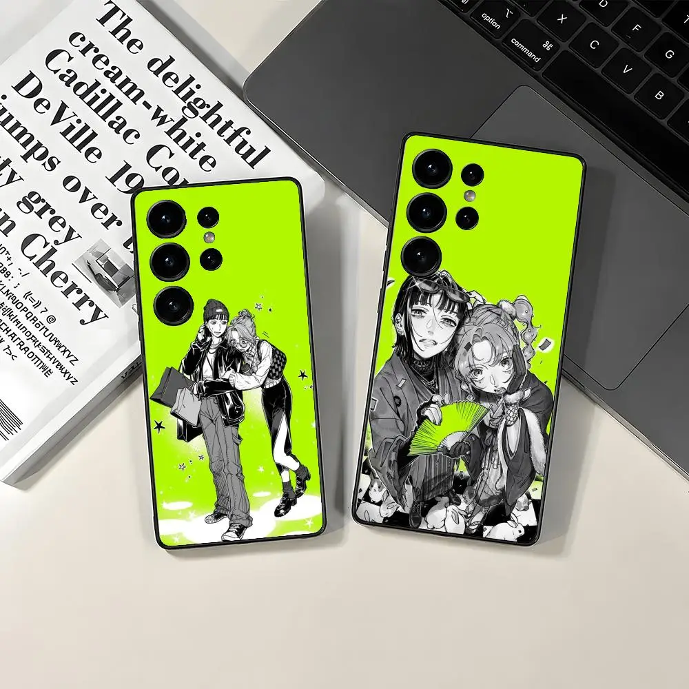 Aya Oosawa K-Koga Mitsuki Phone Case For Samsung Galaxy S26 S25 Ultra Plus Phone Case Satin Glossy Colorful Protective