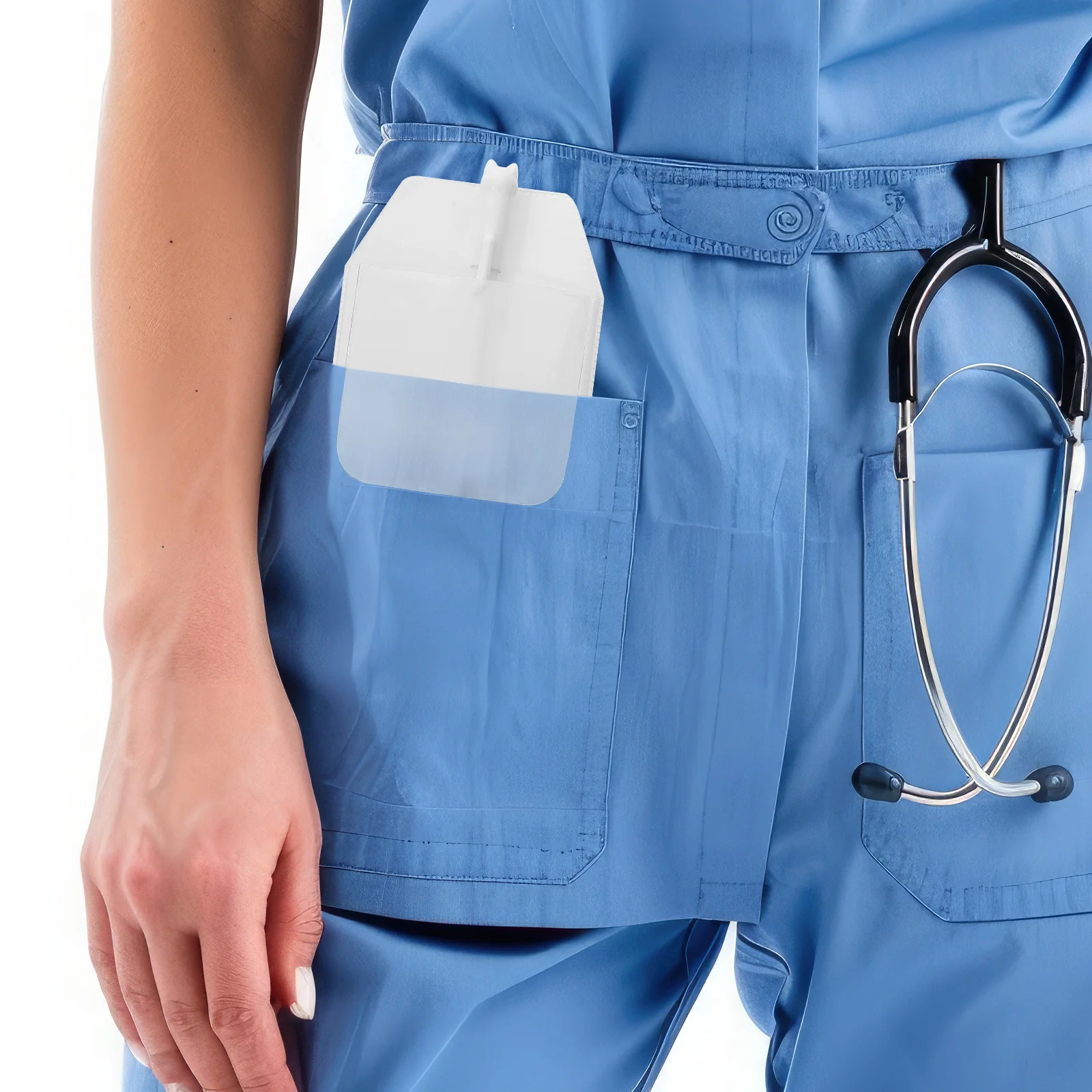 

5Pcs PVC Pocket Protectors Pen Holder Organizer for Men Shirts Lab Coats Nurse Doctor Multipurpose Pocket Sleeve