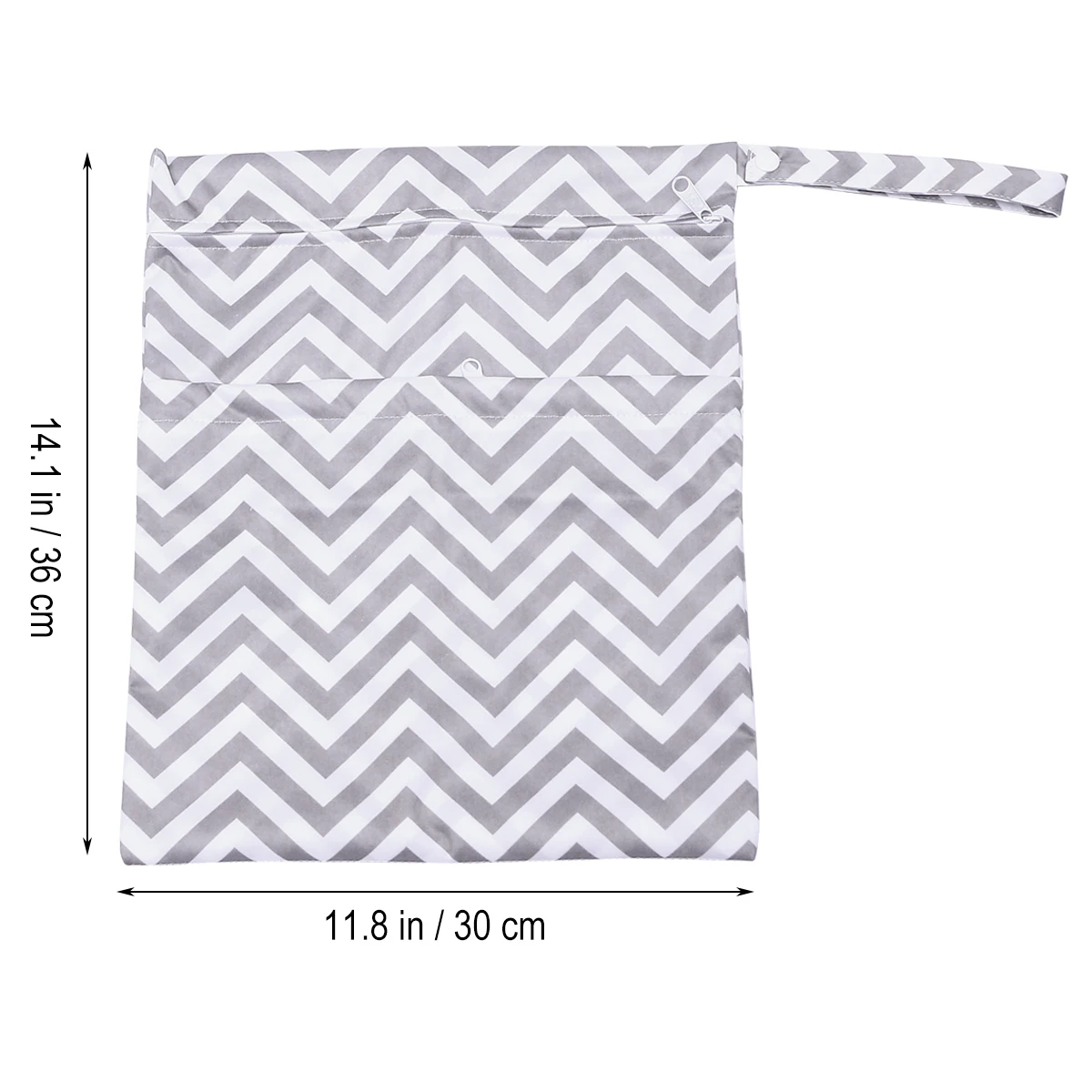 

3 Pcs Waterproof Diaper Bag Reusable Baby Pouch Nappy Printed Zipper Travel Lightweight Storage Pouch for Baby Uses Dry Wet