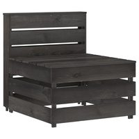 VidaXL Pallet Garden Middle sofa impregnated gray pine wood