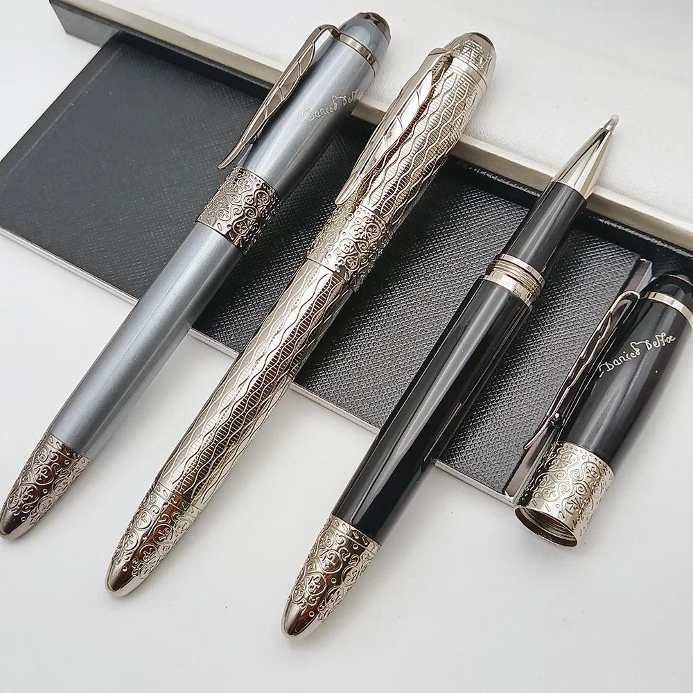 MB Great Writer Daniel Defoe Special Edition Luxury Roller Ball Pen Writing Smooth Classic Stationery