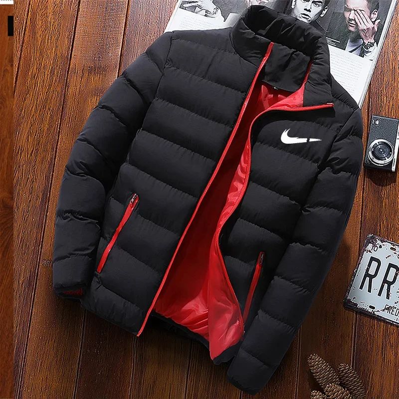 2024 Men's Fall/Winter Trend Warm coat Men's waterproof cotton jacket Casual jacket Fishing warm and comfortable coat