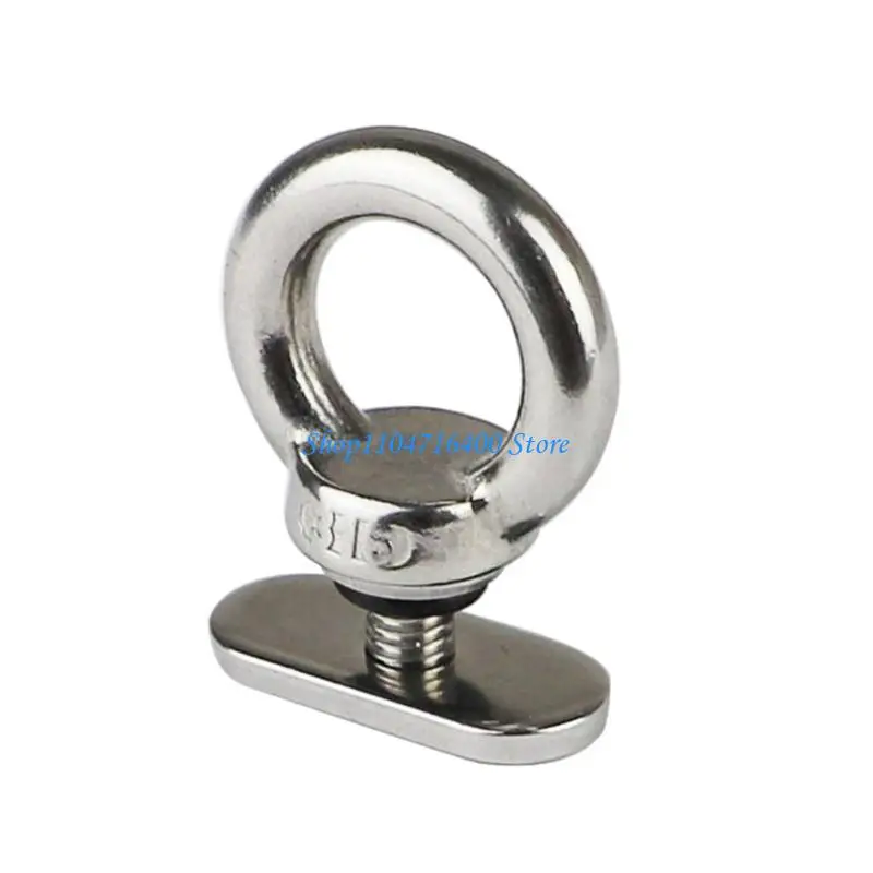 y1gd Saltwater Proof Stainless Steel Sliding Track Locking Device Track Mount Tie Down Eyelet For Marine Applications