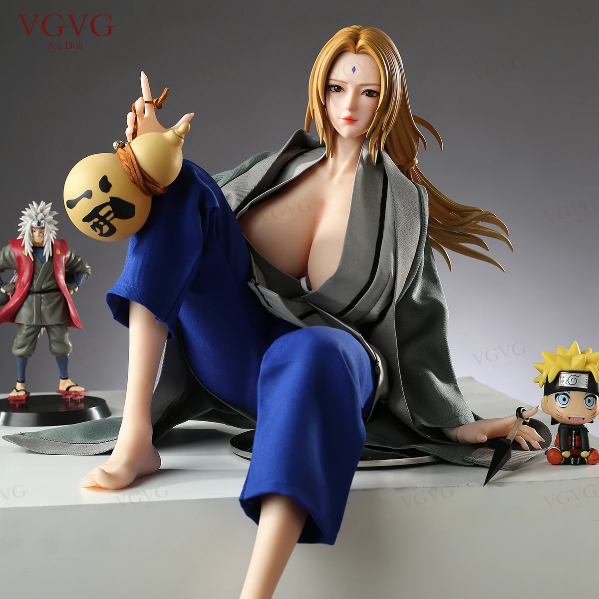 Male Sex Doll Japan Anime Restore COS Tsunade Digital Figure Real Female Body Adult Vagina Pussy Masturbation Sex Toys 18+