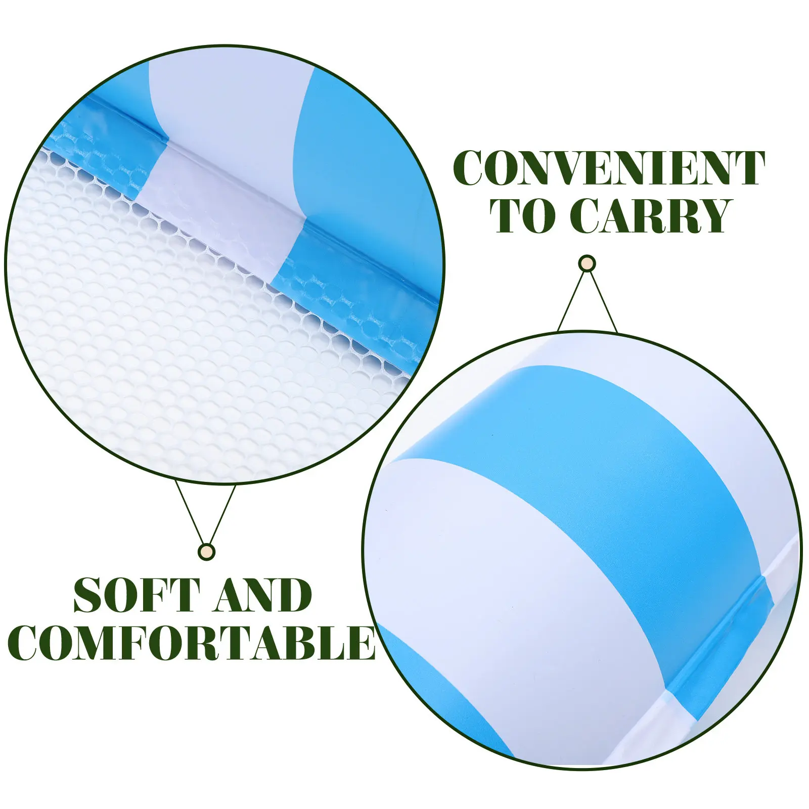 เก้าอี้ลอยน้ำแบบตาข่ายเป่าลม กันน้ำ สำหรับผู้ใหญ่ ที่นอนว่ายน้ำแบบพกพา แข็งแรง ทนทาน สำหรับสระว่ายน้ำ