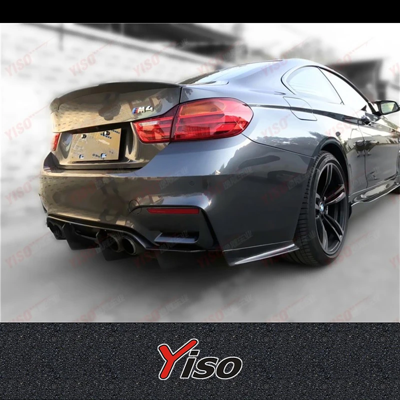 Suitable for M3 F80 M4 F82 PSM rear lip Modified encirclement Rear spoiler Carbon fiber Rear Lip