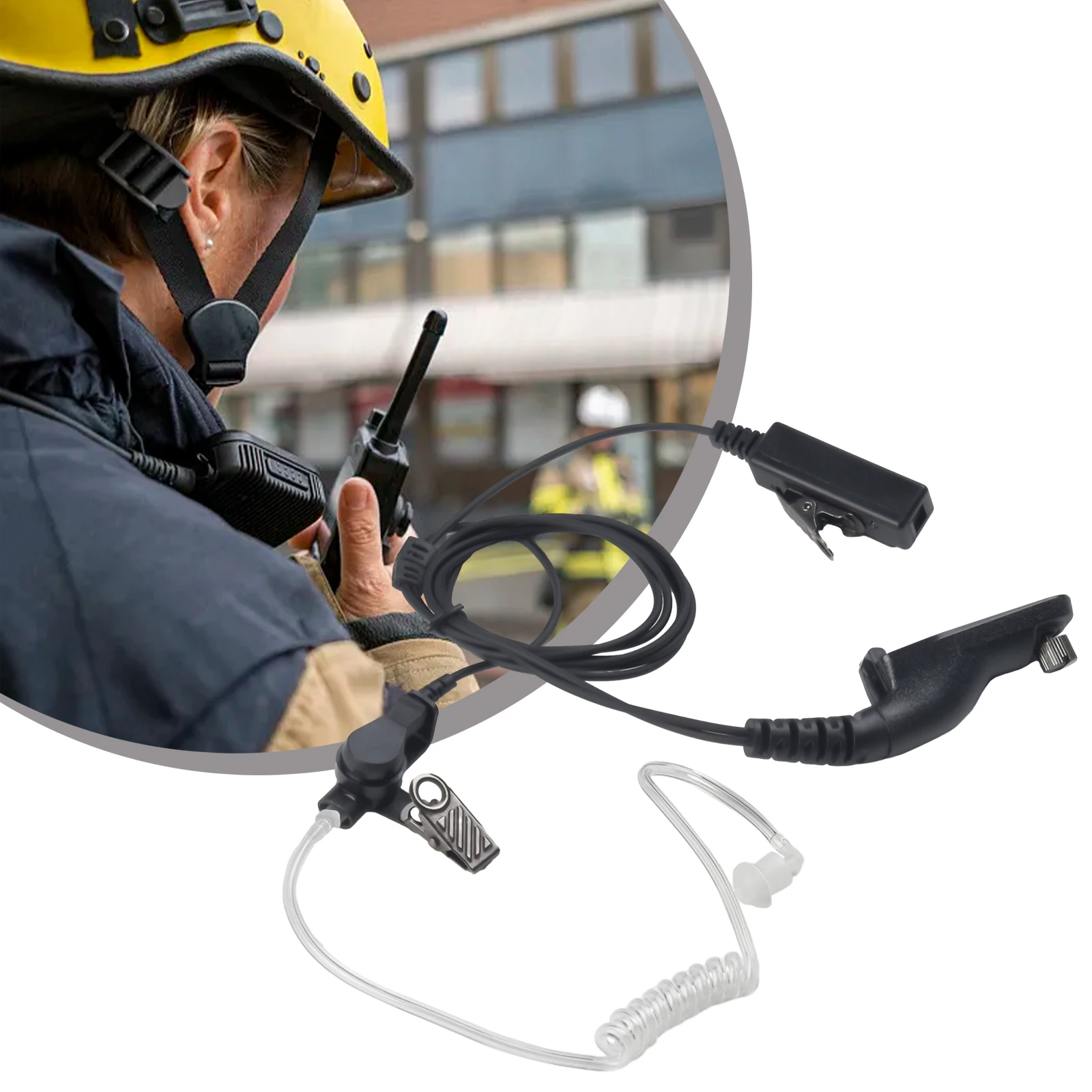 Metaal + Plastic Headset Zwart Oortje Vervanging Accessoire Voor Motorola Apx8000/7000/6000 Xpr6550/6500/6300 Radio Hot