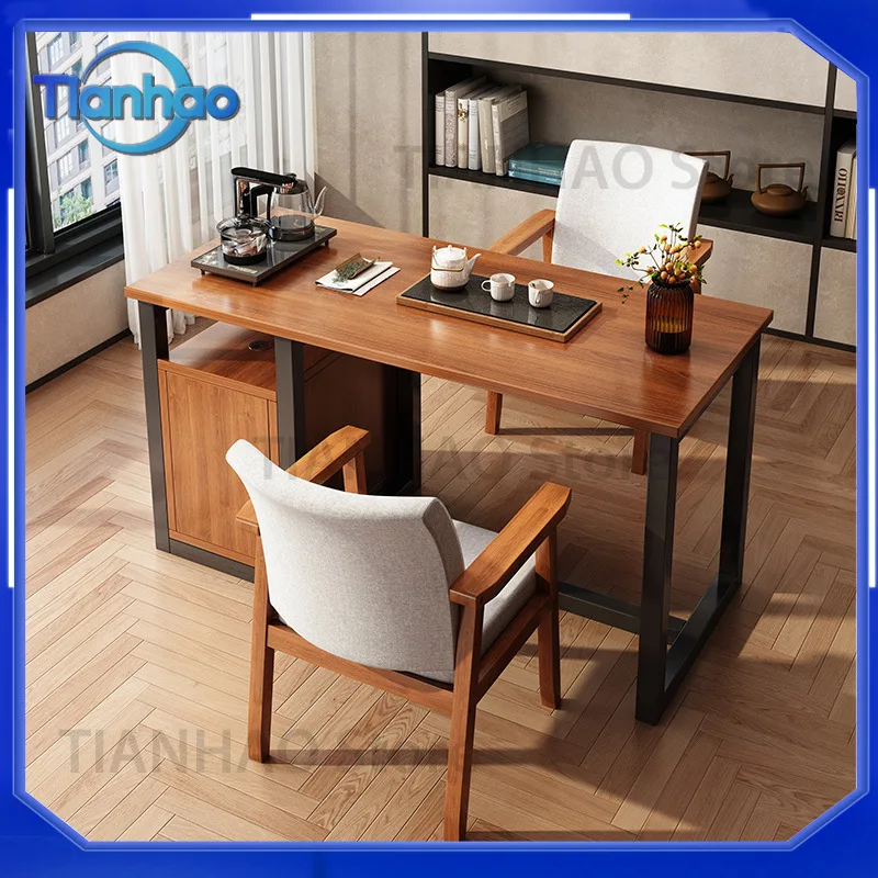 New Chinese Style Coffee Table for Home Use Small Storage Tea Table Trendy Elegant Tea Brewing Station Minimalist Balcony