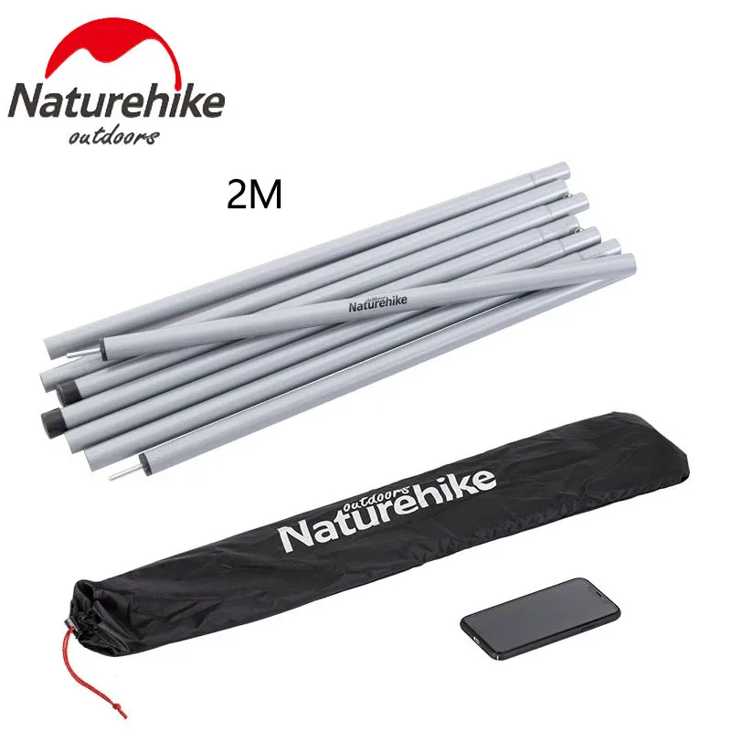 

Naturehike 2pcs 2mCanopy Poles Outdoor Camping Sunshade AccessoriesTent Awning Canopy Poles Thickening Pole