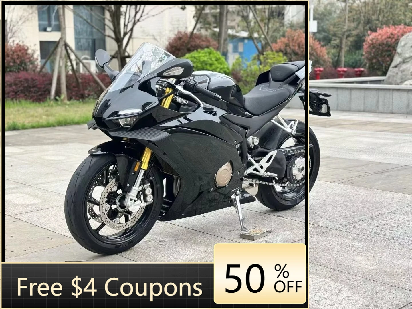 

Rs4-Cylinder Sport Motorcycle | 85-horsepower high-performance super sports motorcycle with ABS/TCS system