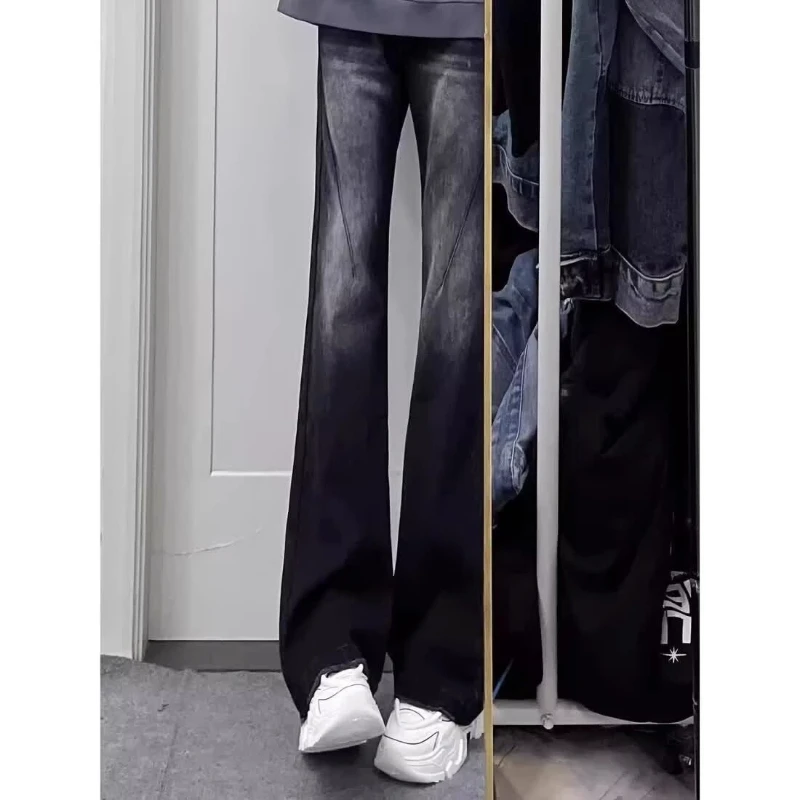 

Retro High-looking Slim Jeans for Men Japanese 2000s Y2k Clothes Loose Casual and Versatile Trousers for Men Top Jorts Shorts