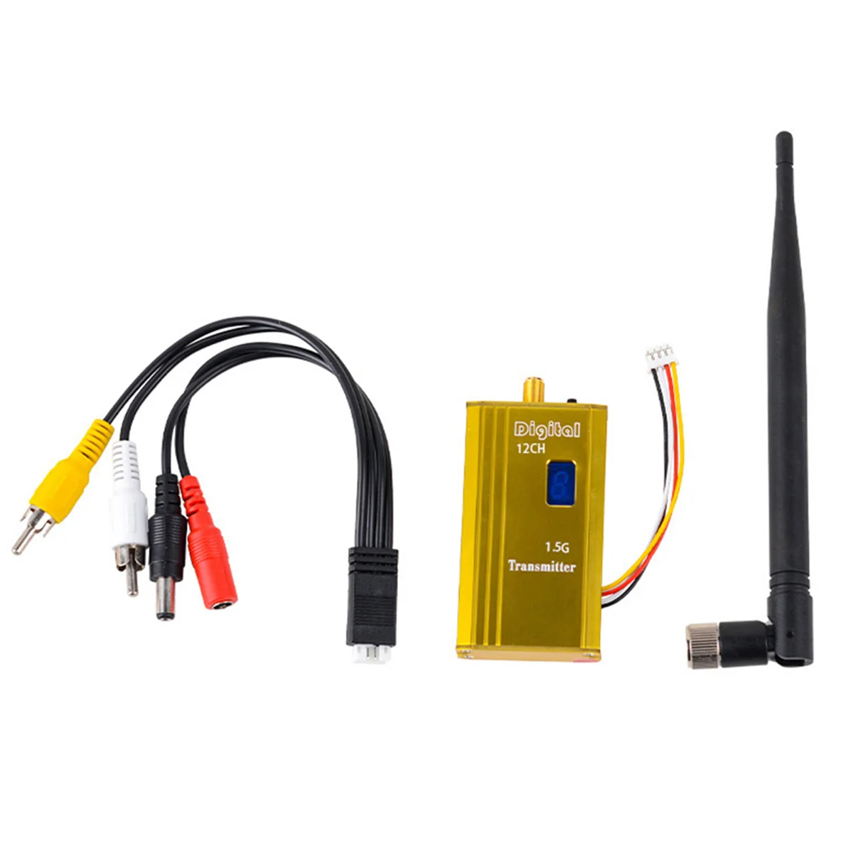 1.5G 1.5W FPV VTX 12CH 1500mW Audio Video Transmitter for FPV Quadcopter RC Drone