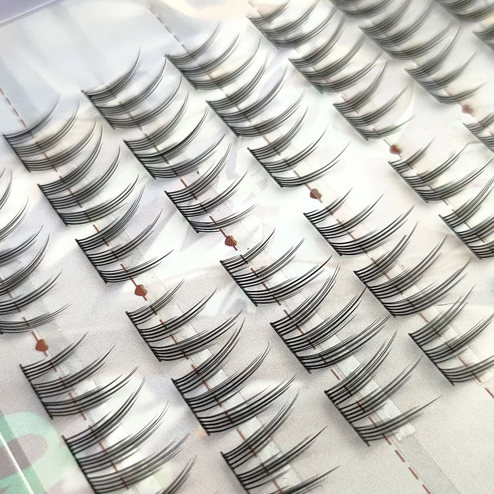 Manga Cluster Eyelash Set Large Capacity Thick Curly Grafted Eyelashes Korean Style DIY Idol Large Capacity False Eyelashes Kit