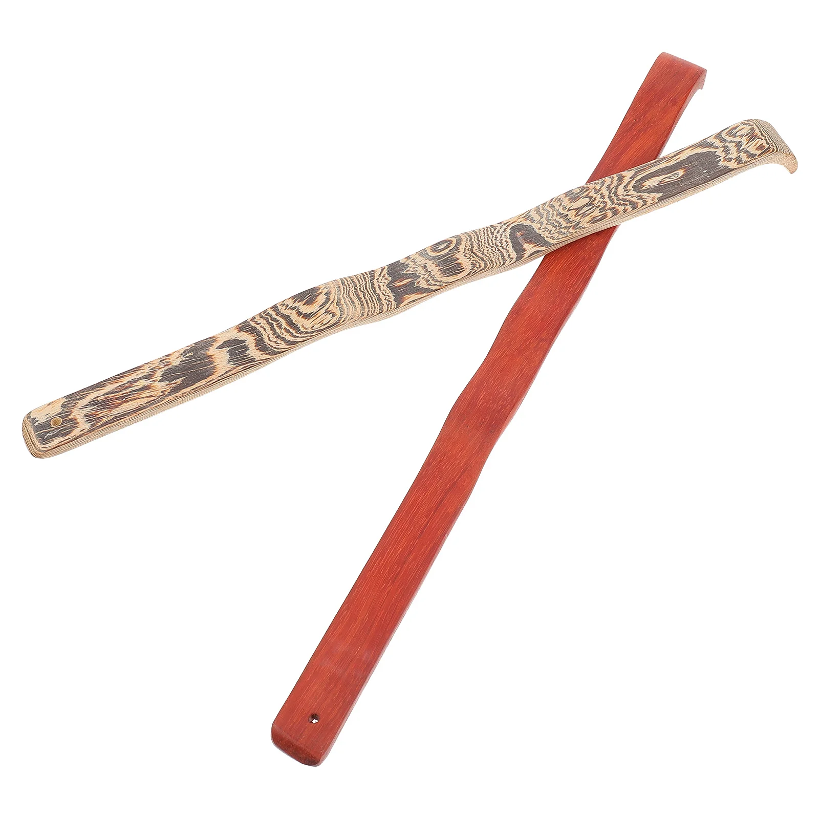 

2Pcs Back Scratcher Long Handle Wooden Itching Assistant Body Skin Scratcher Pain Relief Tool Back Itching Assistant