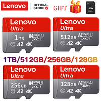 Lenovo 2TB 256GB 512GB 1TB Micro TF SD Memory Card High Speed Smartphone Camera Tablet PC Gaming Storage 4K Video Action Camera