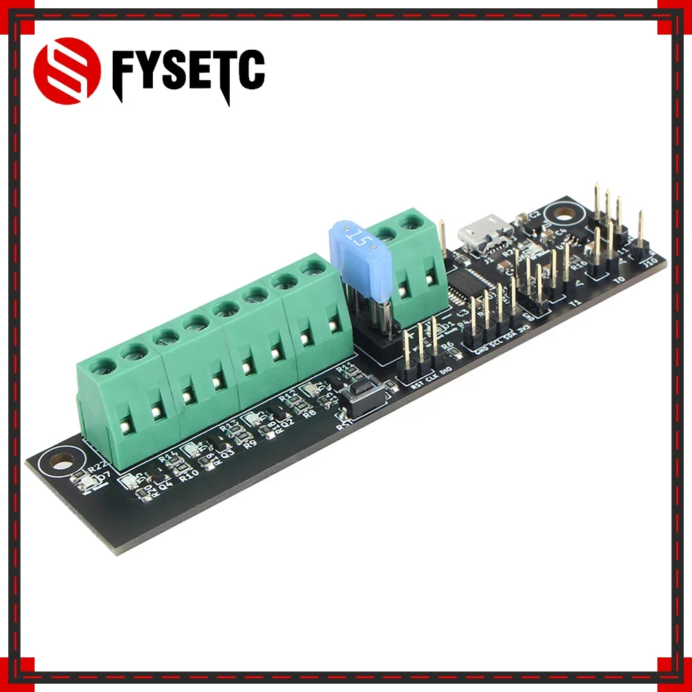 

FYSETC 1 шт. Voron 3D принтер STM32F042F6P6 MCU Klipper расширитель высокого качества Voron 2,4 расширитель