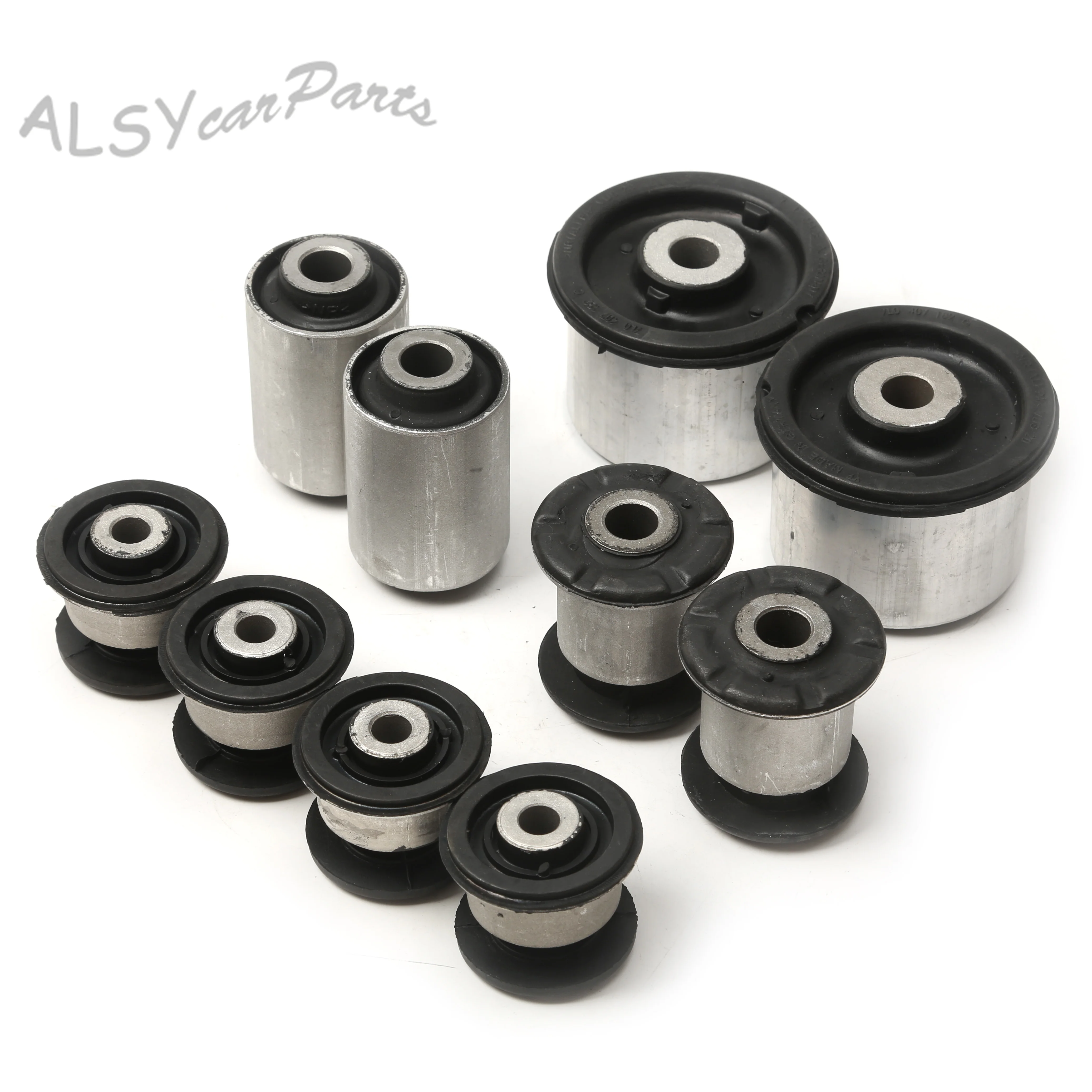 10 Pcs Front Control Arm Bushings Kit For AUDI Q7 VW TOUAREG 2.5 R5 TDI 3.6 V6 5.0 V10 2002-2010 7L0407183A 7L0412333A