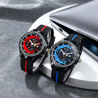 Ferrari Men's Racing Sports Watch Chronograph Waterproof Quartz Wristwatch For Ferrari Roma 488 Portofino F8 Roma Spider SF90