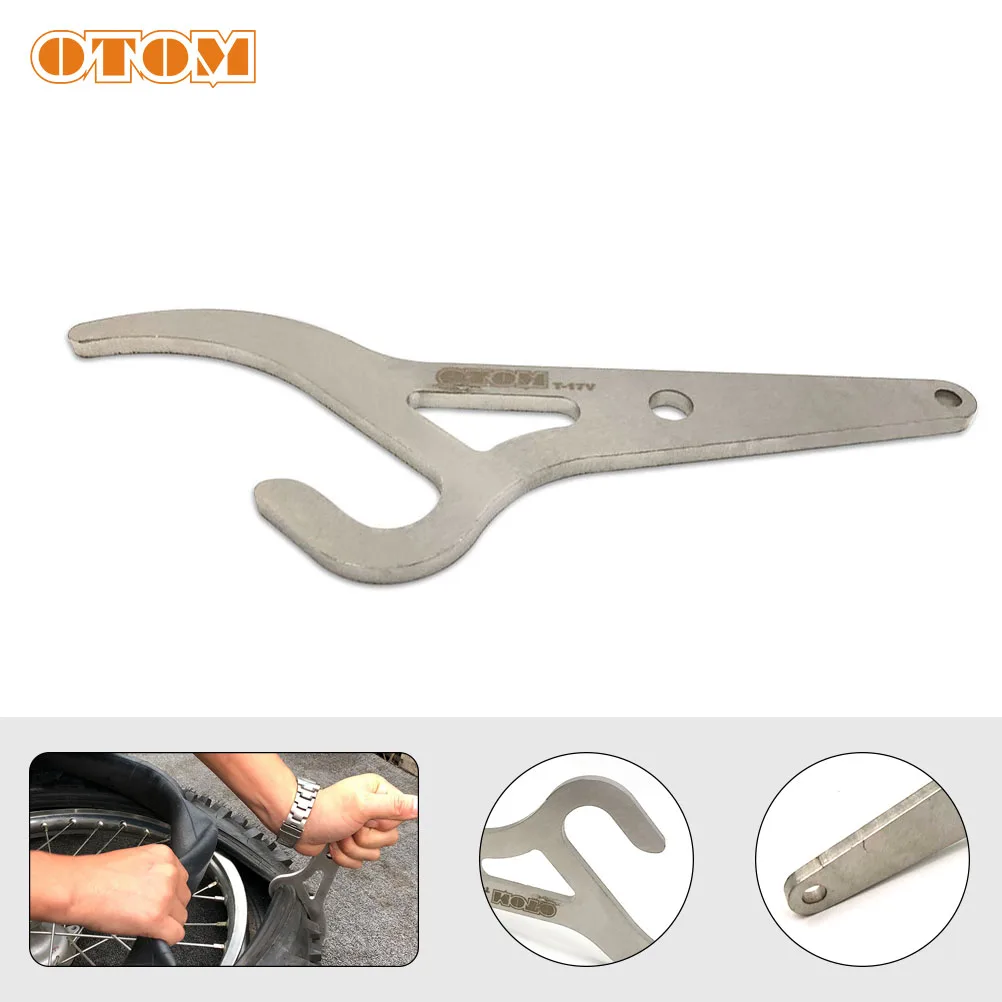 OTOM Universal Motorcycle Repair Tool Car Tire Changer Demount Manual Portable Wrench For HONDA YAMAHA SUZUKI BMW KTM KAWASAKI