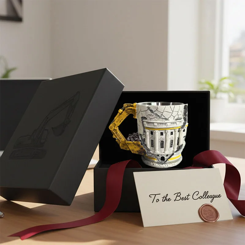 

Someone Lied Demolition Mug Funny 3D Interactive Exploding Coffee Cup Creative Novelty Gift for Prank & Fun