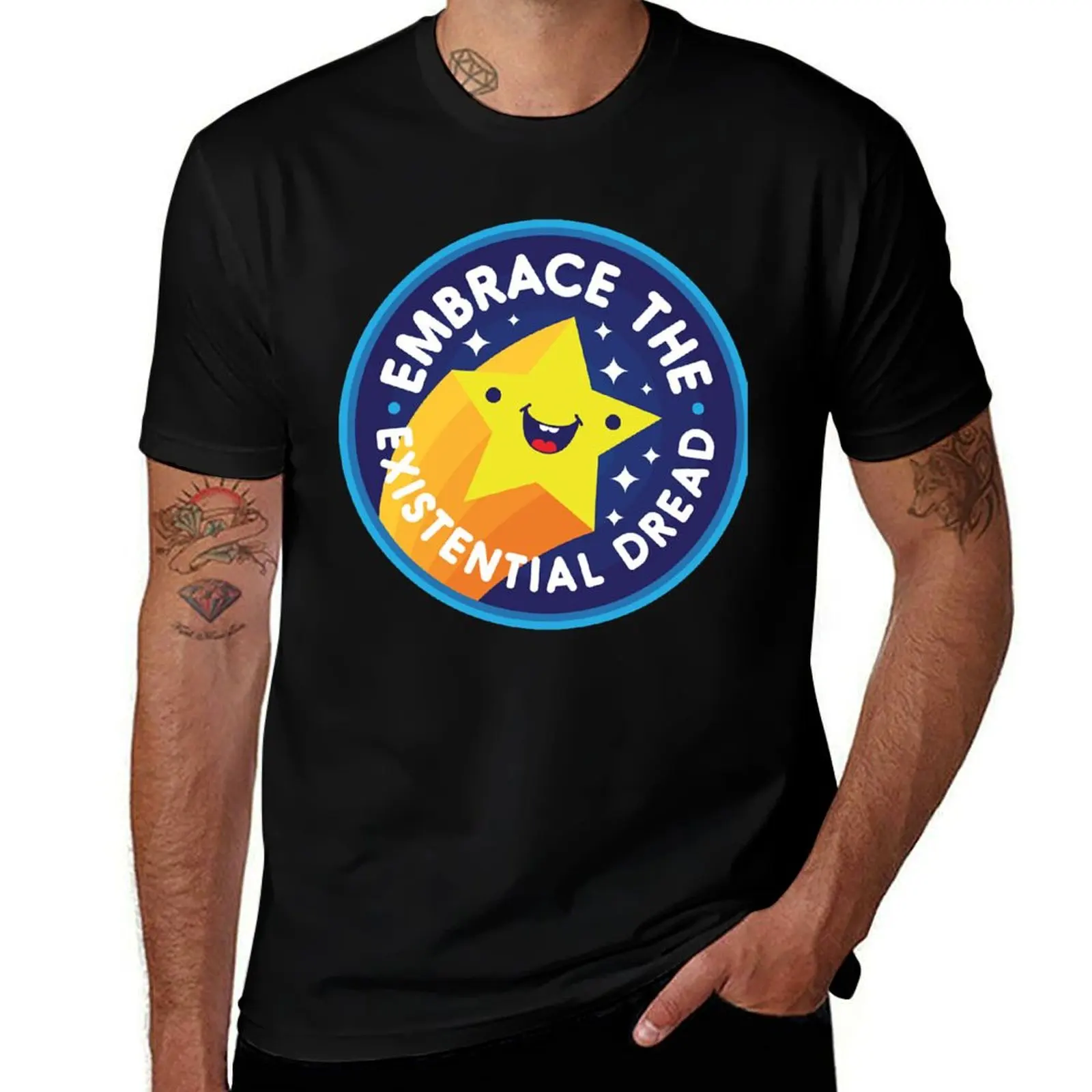 Embrace the Existential Dread T-Shirt Fashion Simple Casual Tee Shirt T-Shirt