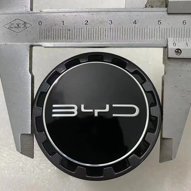 BYD Series Special Car Wheel Hub Logo 4pcs for BYD Dolphin Seal Song Plus Center Logo Cover Steering Wheel BYD Letter Sticker