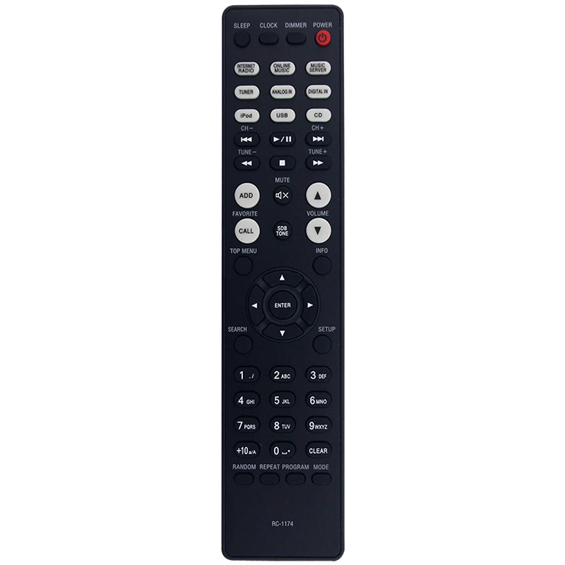 Compatible with CD receivers RCD-N8 RCD-N7 RCD-N9 RCD-M40 RCD-M41 RCD-M38 RCD-N8K remote control RC-1174 spare parts