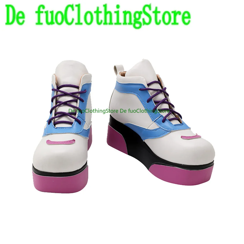 

DefuoClothing Zero Rem Cosplay Shoes Boots Game Anime Game Role-playing Halloween Party Props Shoes Boots