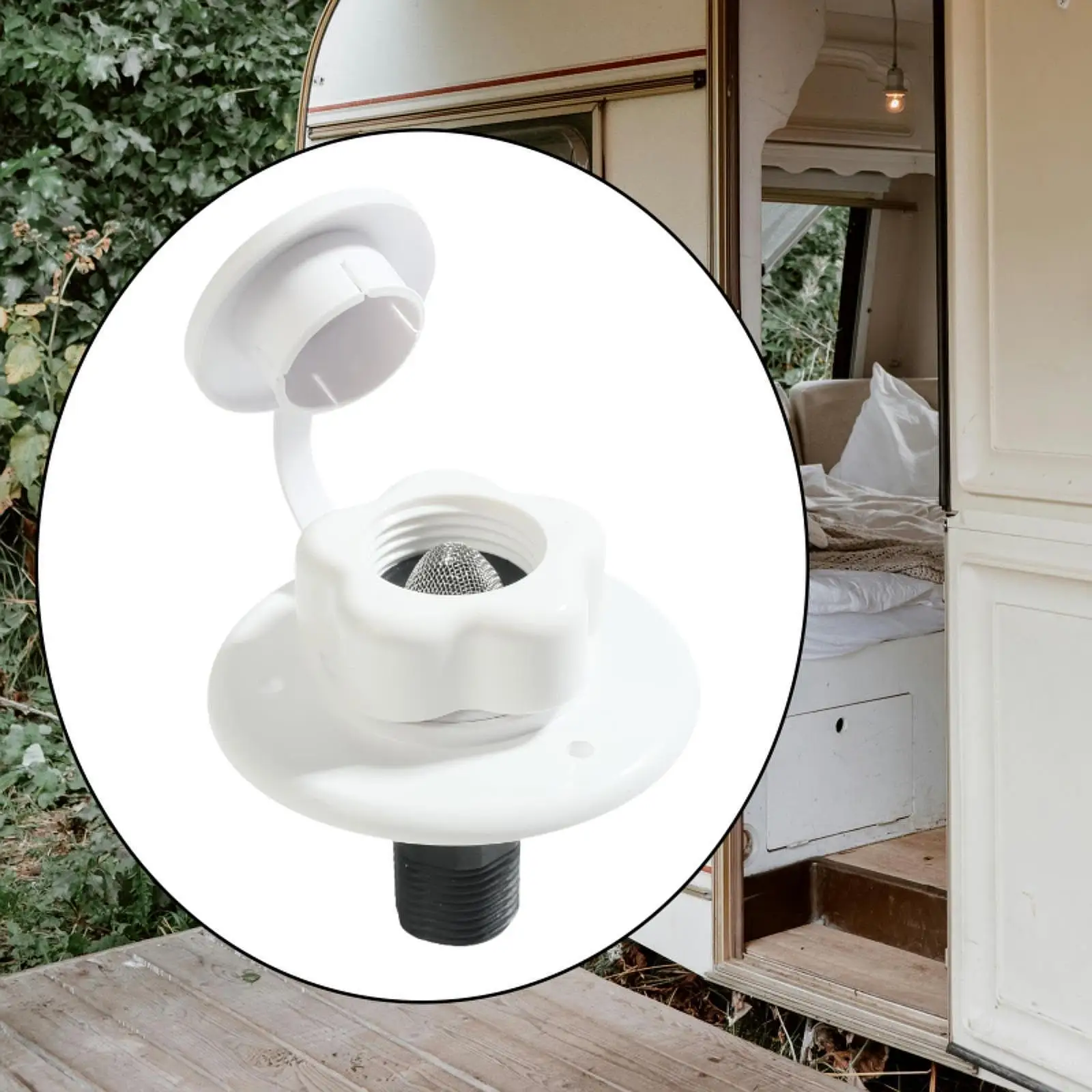 

Водозаборник RV City, простая установка, 1/2 дюйма NPT Мужские аксессуары с обратным клапаном, замена для судовых автофургонов