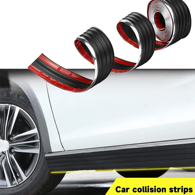 

Universal Decorative Strips Car Side Skirt Bumper Thickened Body Modification Anti-Scratch Shielding Skirts Protect Article