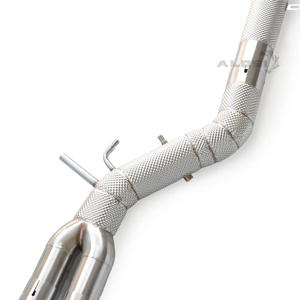 

Equal Length Exhaust Mid Pipe for BMW M3 G80 / M4 G82 / M2 G87 S55 3.0T 2021-2023 – OPF/GPF Delete / Replacement Pipe