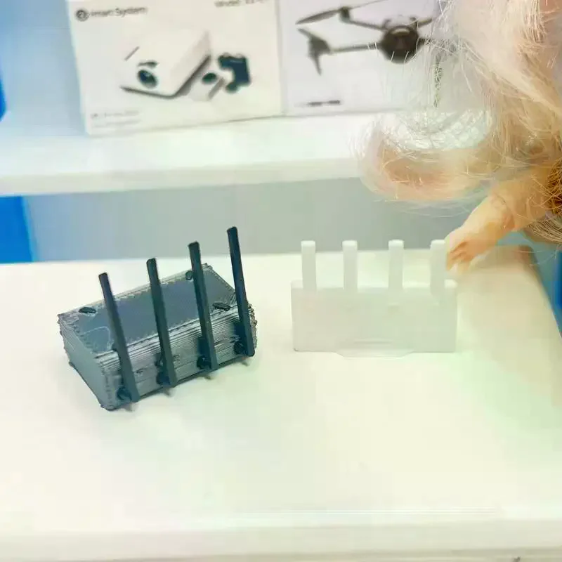 1Pcs Miniature WiFi Router Model Dollhouse Accessory 1/12 Scale Realistic Mini Router Decorative Prop For Doll House Living Roo