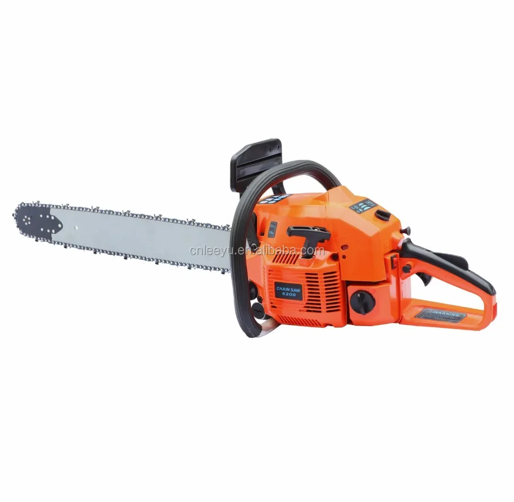 LY6200 wholesale garden field tools powerful 62cc gasoline chain saw petrol chainsaw