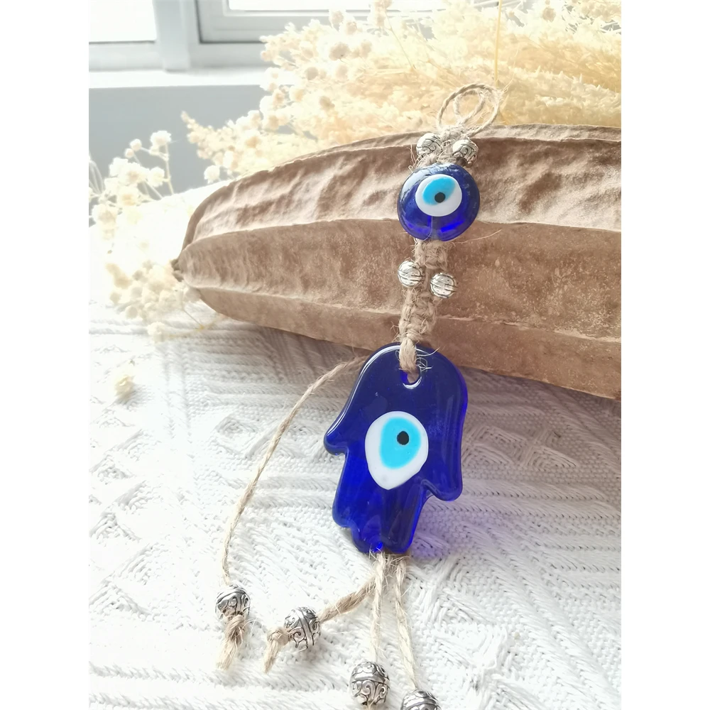 

Hamsa wall Art Wall Decor Turkish Evil Eye Fatima Hand Nazar Boncuk Gift Blue Evil Eye Wall Hanging Greek Evil Eye Home Decor