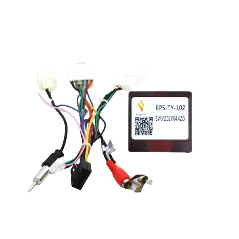 

Canbus Box TY-SS-01/RP5-TY-002/RP5-TY-102 для автомобильного радио TOYOTA VENZA/SIENNA/AVALON Android с жгутом проводов, кабелем питания