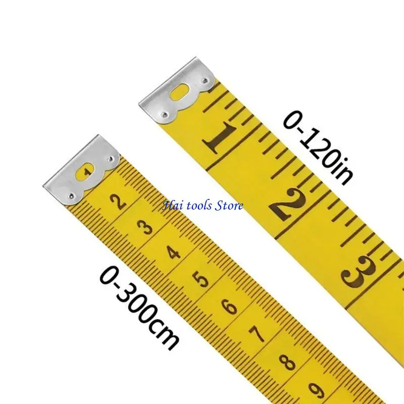 X37E Ruban à double échelle à l'échelle à coudre Doueur Règle souverain Taille Ruaire Ruler Flexible Ruler
