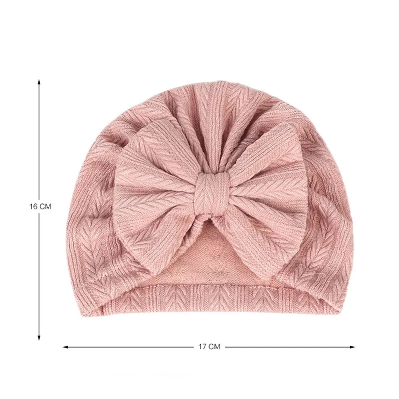 1 Pcs Children Baby Hat Kids Bowknot Cap Newborn Girls photography Props Spring Summer Beanie Turban Infant Props