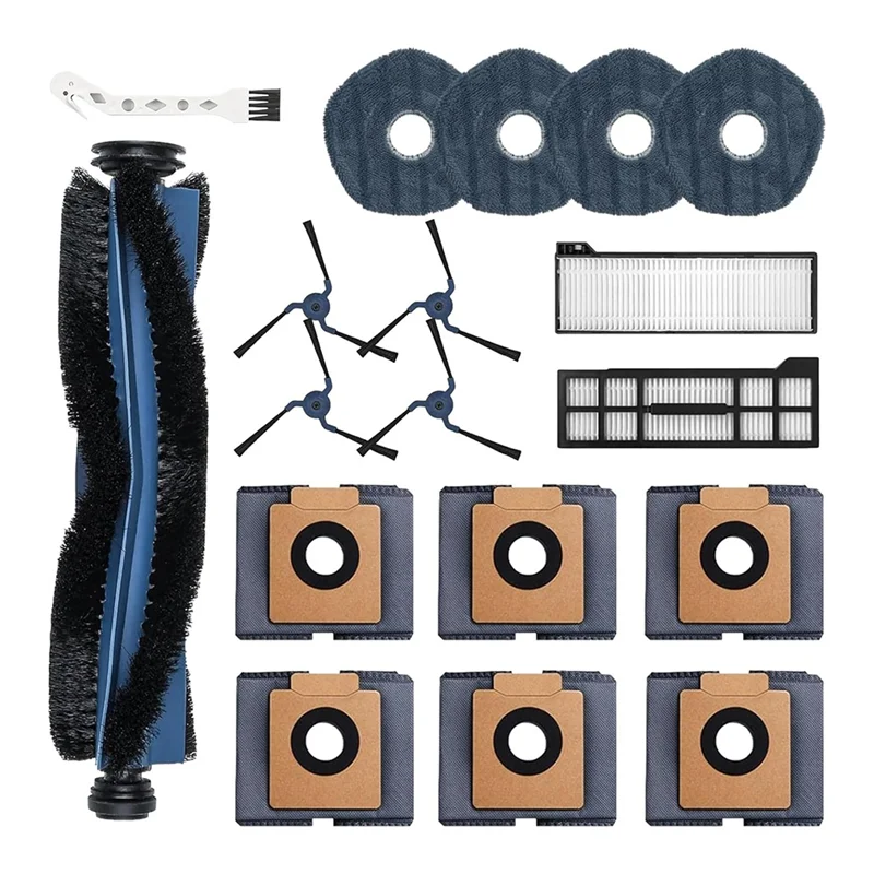 KEOL-Eufy X10 Pro 옴니 스위퍼 액세서리 메인 사이드 브러시 걸레 필터 오래 지속되는 예비 액세서리 초내구성 액세서리