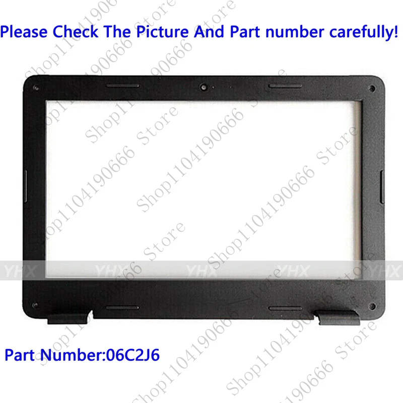 

Компоненты ноутбука 06C2J6, новинка для Dell Chromebook 3100 Latitude 11 3100, передняя рамка, лицевая панель.